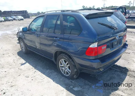 2004 BMW X5 3.0I z USA, uszkodzony, nr VIN 5UXFA13594LU45425